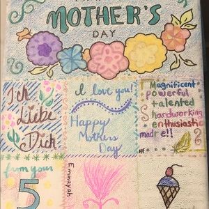 Personalized art work on canvas or paper, all orig